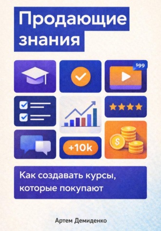 Обложка книги «Продающие знания: Как создавать курсы, которые покупают»