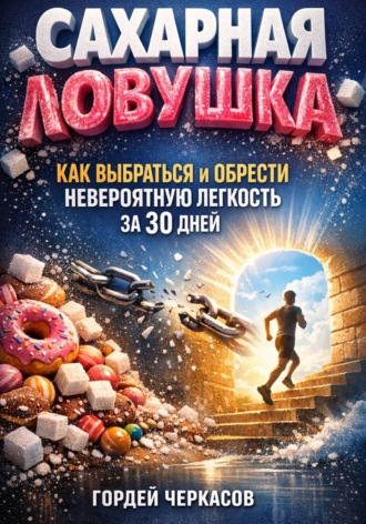 Обложка книги «Сахарная ловушка как выбраться и обрести невероятную легкость за 30 дней»