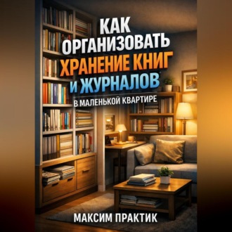 Обложка книги «Как организовать хранение книг и журналов в маленькой квартире библиотека»