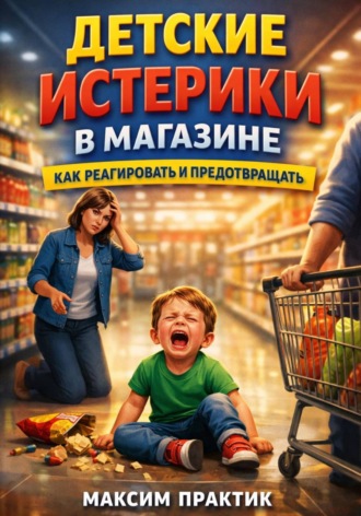 Обложка книги «Детские истерики в магазине: как реагировать и предотвращать»