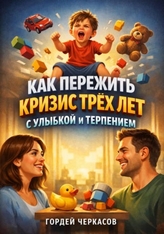 Обложка книги «Как пережить кризис трех лет с улыбкой и терпением»