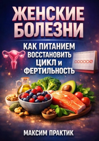 Обложка книги «Женские болезни. Как питанием восстановить цикл и фертильность»