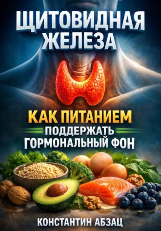 Обложка книги «Щитовидная железа. Как питанием поддержать гормональный фон»