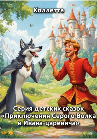 Обложка книги «Серия детских сказок «Приключения Серого Волка и Ивана‑царевича»»