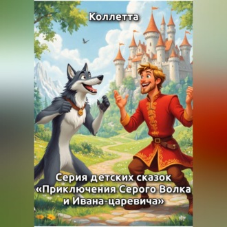 Обложка книги «Серия детских сказок «Приключения Серого Волка и Ивана‑царевича»»
