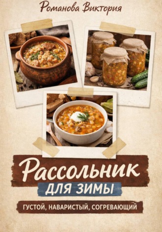 Обложка книги «Рассольник для зимы: густой, наваристый, согревающий»