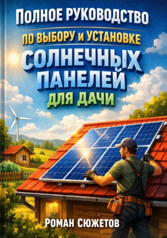 Обложка книги «Полное руководство по выбору и установке солнечных панелей для дачи»