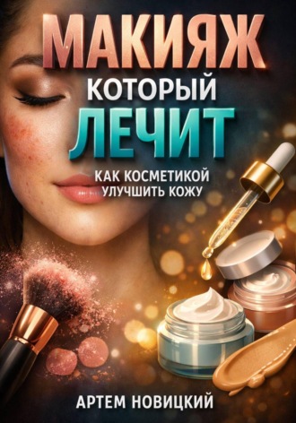Обложка книги «Макияж который лечит как косметикой улучшить кожу»