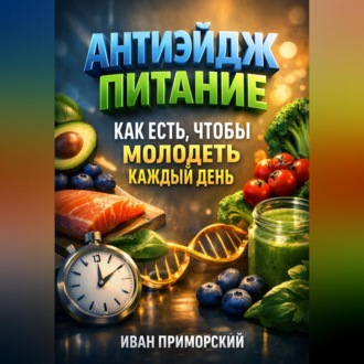 Обложка книги «Антиэйдж питание как есть чтобы молодеть каждый день»