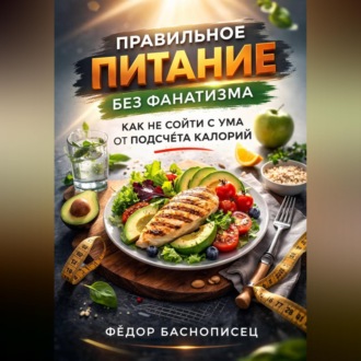Обложка книги «Правильное питание без фанатизма как не сойти с ума от подсчета калорий»