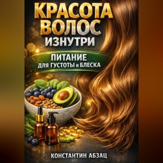 Обложка книги «Красота волос изнутри питание для густоты и блеска»
