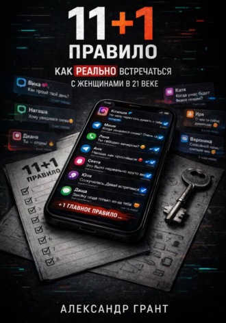 Обложка книги «11+1 правило игры. Как реально встречаться с женщинами в XXI веке»