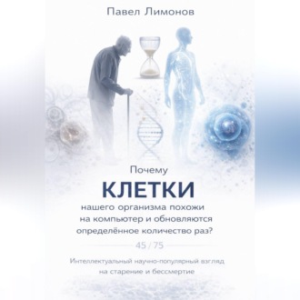 Обложка книги «Почему клетки нашего организма похожи на компьютер, и обновляются определенное количество раз?»