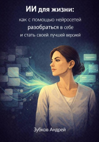 Обложка книги «ИИ для жизни: как с помощью нейросетей разобраться в себе и стать своей лучшей версией»