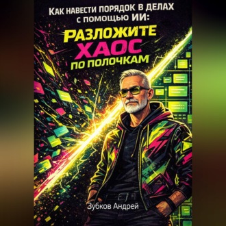 Обложка книги «Как навести порядок в делах с помощью ИИ: разложите хаос по полочкам»