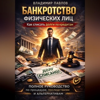 Обложка книги «Банкротство физических лиц как списать долги по кредитам и МФО полное руководство по процедуре, последствиям и альтернативам»