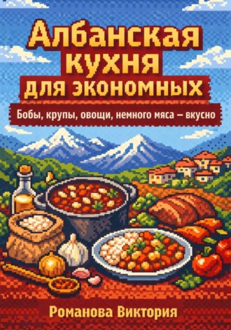 Обложка книги «Албанская кухня для экономных: бобы, крупы, овощи, немного мяса — вкусно»