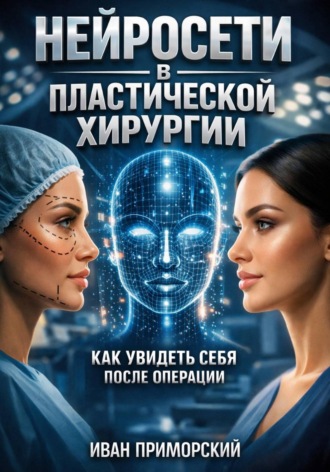 Обложка книги «Нейросети в пластической хирургии. Как увидеть себя после операции»