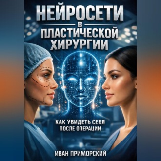 Обложка книги «Нейросети в пластической хирургии как увидеть себя после операции»