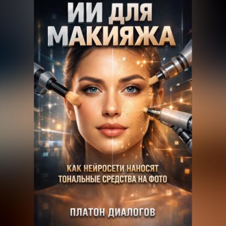 Обложка книги «ИИ для макияжа как нейросети наносят тональные средства на фото»