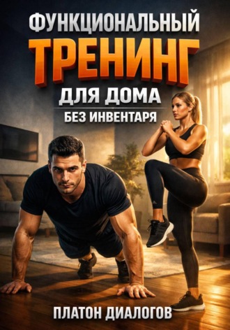 Обложка книги «Функциональный тренинг для дома без инвентаря»