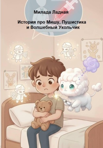 Обложка книги «История про Мишу, Пушистика и Волшебный Укольчик»