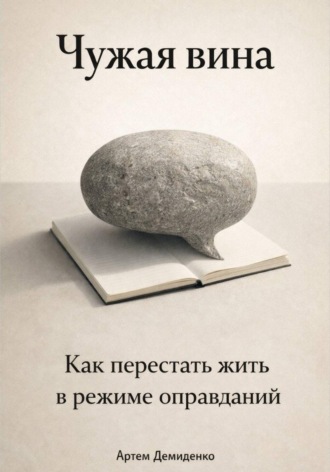 Обложка книги «Чужая вина: Как перестать жить в режиме оправданий»