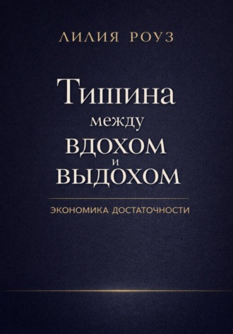 Обложка книги «Тишина между вдохом и выдохом. Экономика достаточности»