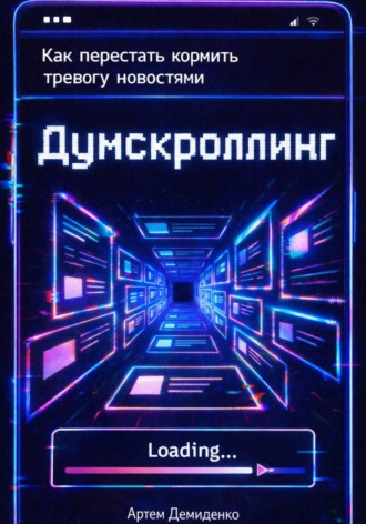 Обложка книги «Думскроллинг: Как перестать кормить тревогу новостями»