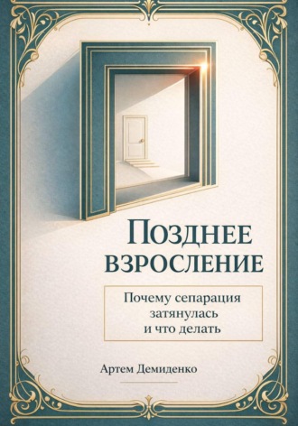 Обложка книги «Позднее взросление: Почему сепарация затянулась и что делать»