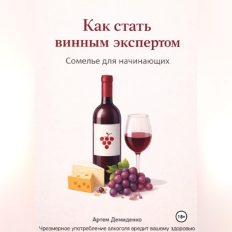 Обложка книги «Как стать винным экспертом: Сомелье для начинающих»