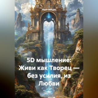 Обложка книги «5D мышление: Живи как Творец — без усилия, из Любви»