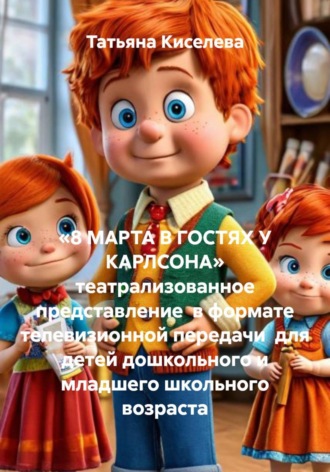 Обложка книги ««8 МАРТА В ГОСТЯХ У КАРЛСОНА» театрализованное представление в формате телевизионной передачи для детей дошкольного и младшего школьного возраста»