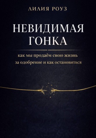 Обложка книги «Невидимая гонка: как мы продаём свою жизнь за одобрение и как остановиться»