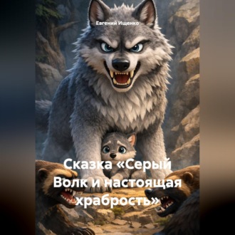 Обложка книги «Сказка «Серый Волк и настоящая храбрость»»