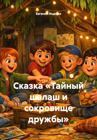 Обложка книги «Сказка «Тайный шалаш и сокровище дружбы»»