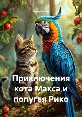 Обложка книги «Приключения кота Макса и попугая Рико»