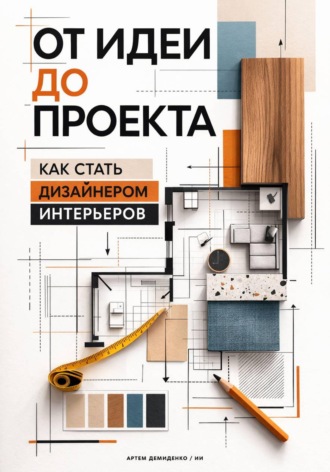 Обложка книги «От идеи до проекта: Как стать дизайнером интерьеров»