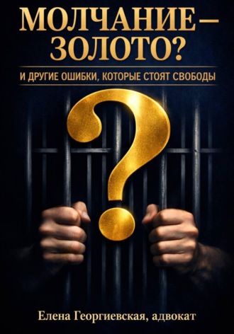 Обложка книги «Молчание — золото? И другие ошибки, которые стоят свободы. Краткий "кодекс выживания" в уголовном деле»