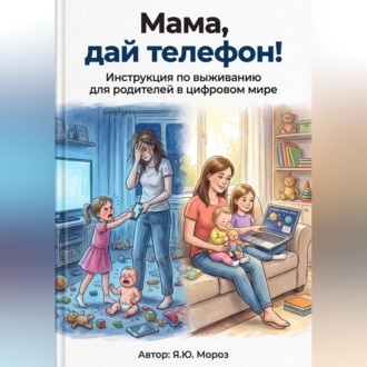 Обложка книги «Мама дай телефон! Инструкция по выживанию для родителей в цифровом мире»