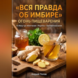 Обложка книги «Вся правда об имбире: огонь пищеварения»