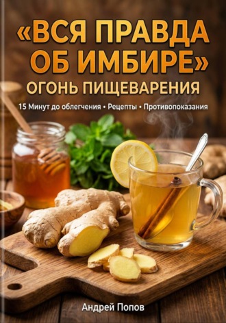 Обложка книги «Вся правда об имбире: огонь пищеварения»