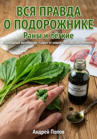 Обложка книги «Вся правда о подорожнике: раны и лёгкие»