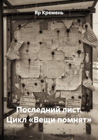 Обложка книги «Последний лист. Цикл «Вещи помнят»»