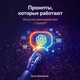 Обложка книги «Промпты, которые работают: Искусство взаимодействия с ChatGPT»