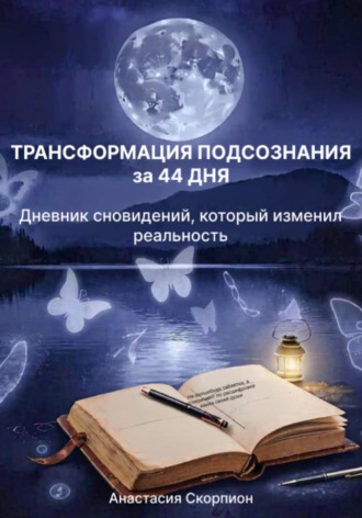 Обложка книги «Трансформация подсознания за 44 дня: Дневник сновидений, который изменил реальность»