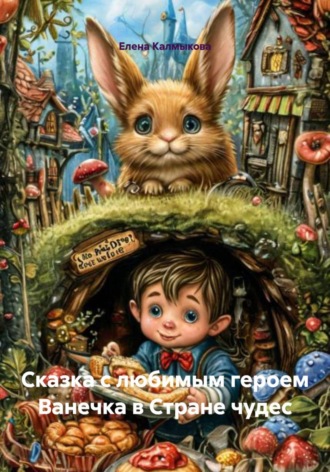 Обложка книги «Сказка с любимым героем Ванечка в Стране чудес»