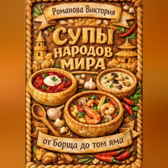Обложка книги «Супы народов мира: от борща до том яма»