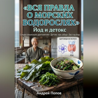 Обложка книги «Вся правда о морских водорослях: йод и детокс»