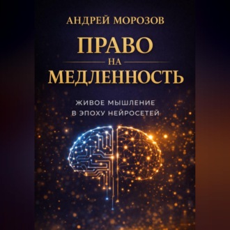 Обложка книги «Право на медленность: живое мышление в эпоху нейросетей»